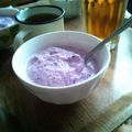 naonico's cooksnap of when they made ブルーベリー✿フローズンヨーグルト.