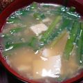 R,F's cooksnap of when they made 豆腐とにらのすまし汁.