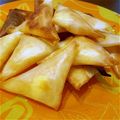 morishi12's cooksnap of when they made 春巻きの皮でおつまみ♪えび＆チーズ✿.