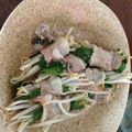 teramoko's cooksnap of when they made もやしと大葉の豚バラ巻き.