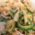 zyagagori's cooksnap of when they made 豚肉とゴーヤと玉ねぎのごま味噌炒め.
