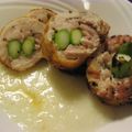 ふぁんきい's cooksnap of when they made 鶏のアスパラ巻き☆とろろソース.