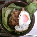ばたかっぷ☆'s cooksnap of when they made めんつゆで♡和風ロコモコ.
