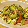 mikarinno's cooksnap of when they made ★ゴーヤチャンプル.
