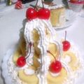 choco晴's cooksnap of when they made 誕生日や節句に簡単☆ロールケーキタワー.