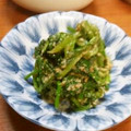 ユーロン's cooksnap of when they made 味噌と生姜の香りで楽しむ♡青菜のごま和え.