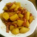 POW58's cooksnap of when they made じゃがいもとベーコンの煮ころがし.
