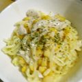 ayafuyu's cooksnap of when they made 超早簡単！！お茶漬けの素でクリームパスタ.