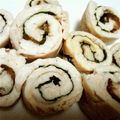 きりとり's cooksnap of when they made と～ほくからの、くるくるささみ梅しそ巻き.