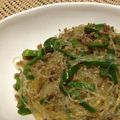 やよい食堂's cooksnap of when they made *春雨とピーマン炒め*.
