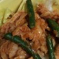 ☆あやぶぅ☆'s cooksnap of when they made つけておくだけ！豚こまのコチュジャン焼き.