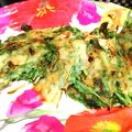 チムとエム's cooksnap of when they made たっぷり水菜のヘルシーチヂミ.