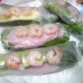 ピーゴロ's cooksnap of when they made エビとアボカドとキムチの生春巻き.