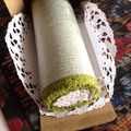 pegupepepe's cooksnap of when they made 抹茶とあずきのロールケーキ.