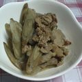 HappyKoron's cooksnap of when they made ごぼうと牛肉の味噌煮　＊名古屋の給食＊.