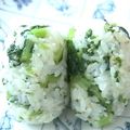 モンブラン's cooksnap of when they made 大根の葉っぱdeおむすび.