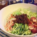 エリボナ's cooksnap of when they made 冷やし肉みそうどん☆.