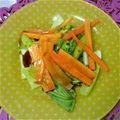 リープリヒ's cooksnap of when they made チンゲン菜と人参のオイスターソースがけ.