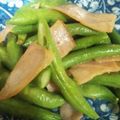 奈緒吉's cooksnap of when they made 簡単☆いんげんとベーコンのバター醤油炒め.