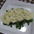 なっらー's cooksnap of when they made ♦ほうれん草のゆで卵 ソース♦サラダ♦.
