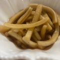 にゃつめ〜's cooksnap of when they made 捨てないで！エコな大根の皮のポン酢漬け.