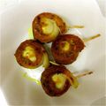 ☆りんちやん☆'s cooksnap of when they made ちくわのうずら巻き カレーチーズ味.