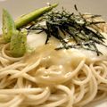 トクライ's cooksnap of when they made コクとろ！ごま香るやまかけそば.