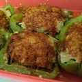 Balletlily's cooksnap of when they made シリコンスチーマーで楽々ピーマンの肉詰め.