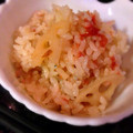 夏也子's cooksnap of when they made 蓮根と梅しらすの炊き込みごはん.