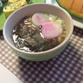 ふなここ's cooksnap of when they made とろろ昆布とお麩で☆簡単お吸い物.