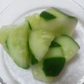 ゆうう♡'s cooksnap of when they made ☆１分で完成！簡単きゅうりの浅漬け☆.