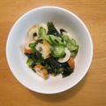 daikanon's cooksnap of when they made きゅうりとわかめの酢の物.