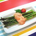 アロハロコモコ's cooksnap of when they made 焼アスパラの明太マヨソースがけ☆.