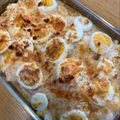 Kuming403's cooksnap of when they made 白菜とゆで卵のグラタン.