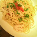 あじあんバンブー's cooksnap of when they made 簡単！ささみと梅のパスタ.
