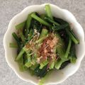 Mｉｉ☆'s cooksnap of when they made 鉄板◎小松菜のカラシ醤油和え.