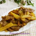 ぽにえ's cooksnap of when they made じゃがいも牛肉炒め.