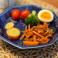 ちゃぴ♥'s cooksnap of when they made 歯ごたえを楽しむ人参と胡桃のきんぴら✫.