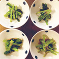 niina。's cooksnap of when they made かんたん小松菜（からしあえ）.