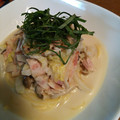 kunikichi's cooksnap of when they made 簡単！！白菜ときのこのスープパスタ.