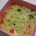 haaaaru☆'s cooksnap of when they made 【離乳食１歳】玉子と玉ねぎの煮込み素麺.