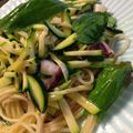 iformaggi's cooksnap of when they made ズッキーニとバジルのパスタ.