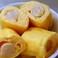 ぴろめぐちー's cooksnap of when they made 簡単もう一品！魚肉ソーセージの卵ロール.
