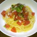 makypen's cooksnap of when they made 簡単美味しい★秘密の冷製パスタ.