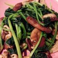 ひよこ探偵's cooksnap of when they made ほうれん草と椎茸のバター醤油.