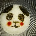 南国好き's cooksnap of when they made キャラ弁♪　簡単パンダ.