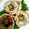 ☆kassi ☆'s cooksnap of when they made 油揚げと豚肉の野菜巻き.