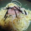 プルメリアのブーケ's cooksnap of when they made 白だしで♪和風たらこスパゲティ.