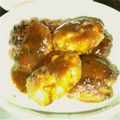 ぷいぷにさん's cooksnap of when they made 簡単！お好みソースで煮込みハンバーグ.