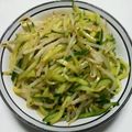 pucyipan's cooksnap of when they made 簡単☆胡瓜ともやしのめんつゆ胡麻和え.